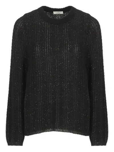 PANICALE SEQUINED CREW-NECK SWEATER