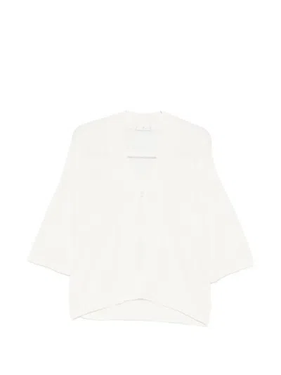 Panicale 시퀸 장식 가디건 In White