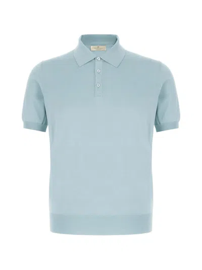 Panicale Short-sleeve Polo Shirt In Blue