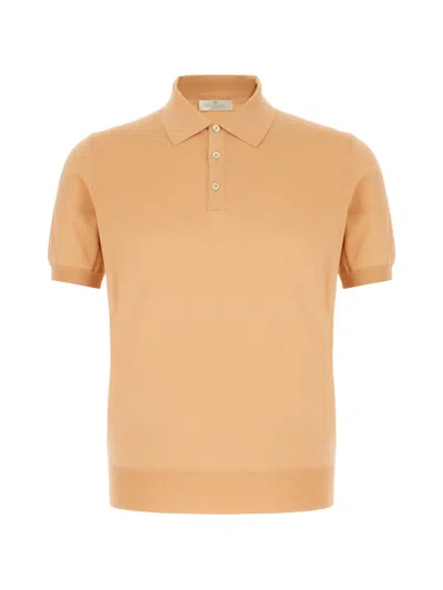 Panicale Short-sleeve Polo Shirt In Metallic