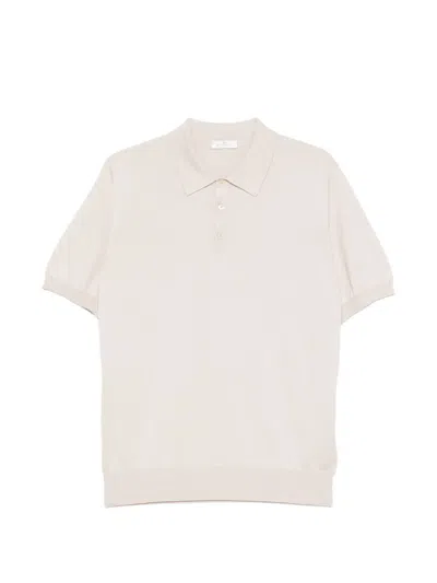 Panicale Short-sleeve Polo Shirt In Neutral