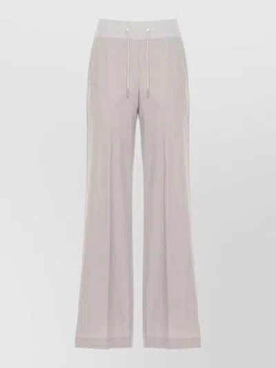 Panicale Straight Leg Pants Side Light Detailing In Multi