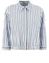 Panicale Striped Top With Classic Collar