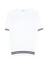 Panicale Striped T-shirt In White