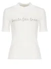 Panicale Embroidered Sequin-embellished T-shirt In Multi