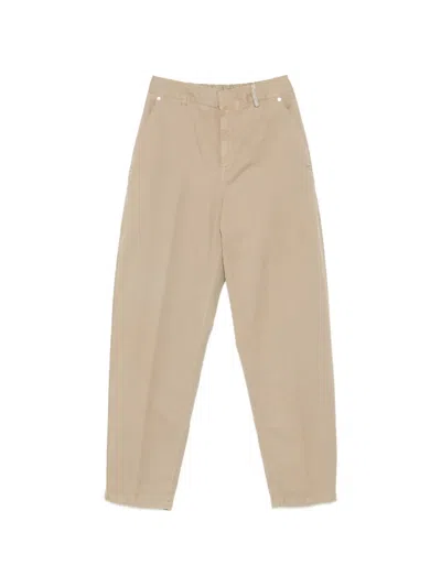 Panicale Tapered Trousers In Neutral