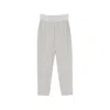 Panicale Drawstring Straight-leg Trousers In Grey