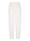 Panicale Knitted Tapered Trousers In White