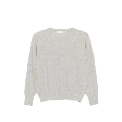 Panicale Virgin Wool And Cashmere Blend Sweater In Transparent