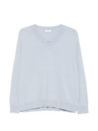 Panicale V-neck Sweater In Blue
