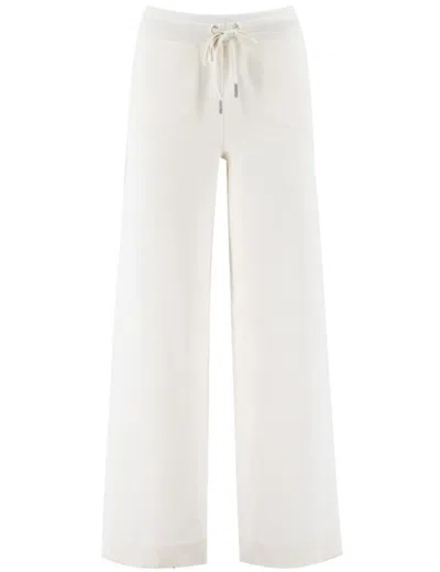 Panicale White Soft Cotton Trousers
