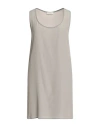 Panicale Sleeveless Silk Top With Luminous Detailing In Grey