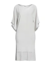 Panicale Woman Mini Dress Off White Size 6 Viscose, Polyester, Acetate, Silk In Off White