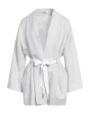 Panicale Woman Jacket Light Grey Size 8 Linen In Grey