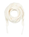 Panicale Woman Scarf Off White Size 6 Cotton, Polyamide, Polyester In Neutral