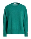 Panicale Woman Sweater Emerald Green Size 8 Cashmere In Green