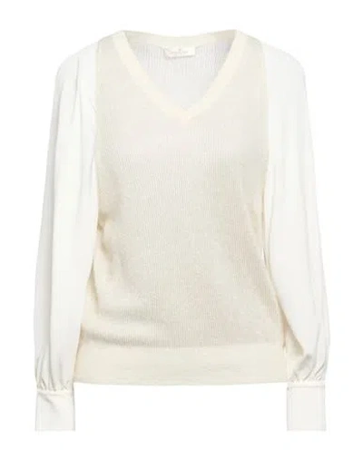 Panicale Woman Sweater Light Grey Size 8 Acetate, Silk