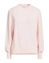 Panicale Woman Sweater Light Pink Size 10 Wool, Silk, Cashmere In Pink