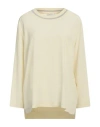 Panicale Woman Top Pastel Yellow Size 10 Acetate, Silk, Wool, Cashmere, Synthetic Fibers In Yellow
