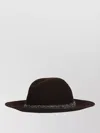 Panicale Wool Fedora Hat In Brown