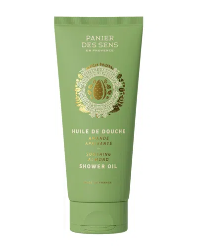 Panier Des Sens Almond Body Cream 8.4 Fl.oz & Almond Shower Gel 6.7 Fl.oz In Green
