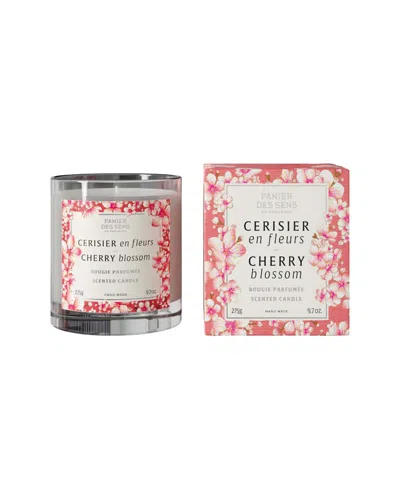 Panier Des Sens Cherry Blossom Scented Candle 9.7oz In Pink