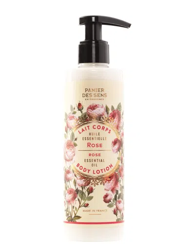 Panier Des Sens Rose Body Lotion 8.4oz And Hand Cream 2.6oz In Multi