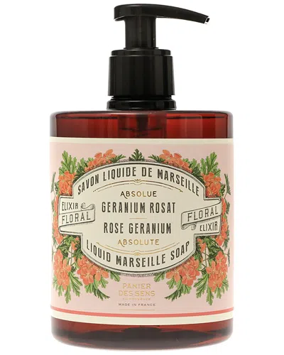 Panier Des Sens Rose Geranium Liquid Marseille Soap 16.9 Fl.oz & Hand Cream  2.6 Fl.oz In Multi