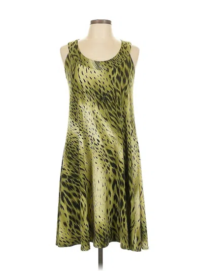 Pre-owned Paniz Casual Dress In Green