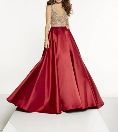 Panoply Women's Prom Dress In Gold Garnet In Brown