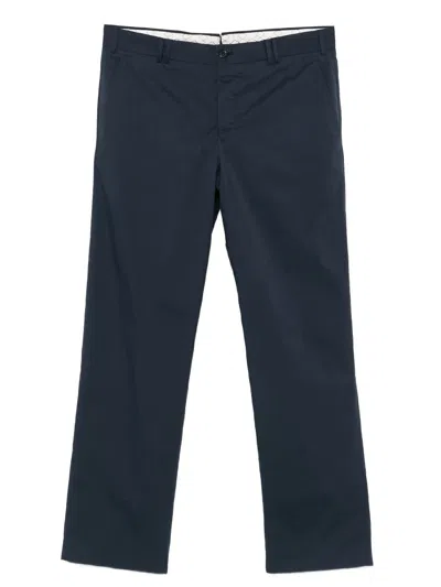 Pantaloni Torino Cotton Blend Michael Chino Trousers In Blue