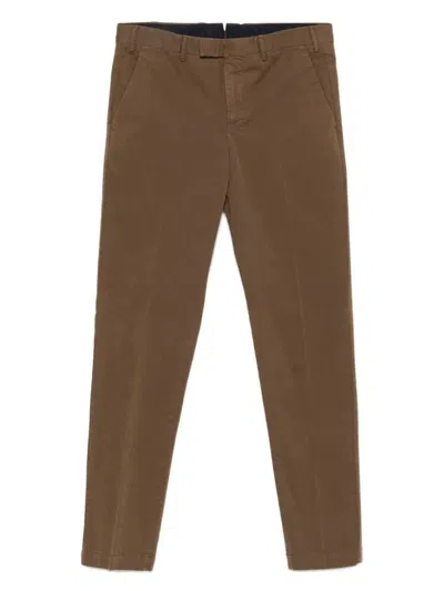 Pantaloni Torino Master Tapered Cotton Trousers Clothing In Brown