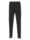 Pantaloni Torino Michael Tailored Wool Trousers In Black