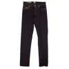 Pantaloni Torino Plaid Italian Selected Denim Jeans - Purple In Purple