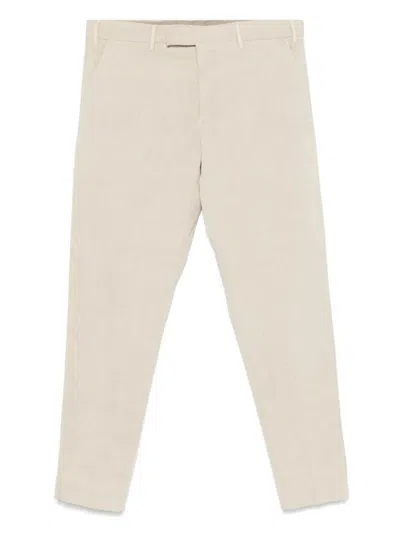 Pantaloni Torino Rebel Tapered Leg Cotton Trousers Clothing In Beige