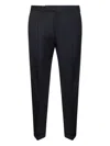 Pantaloni Torino Rebel Wool Tailored Trousers Clothing In Blue