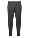 Pantaloni Torino Rebel Wool Tailored Trousers Clothing In Gray