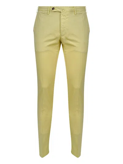 Pantaloni Torino Chino Slim Trousers In Yellow & Orange