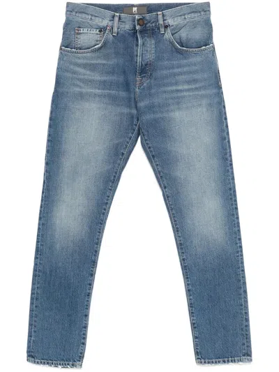 Pantaloni Torino Tapered Leg Breakbeat Jeans In Blue