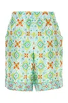 Pantamolle Shorts Gajardo Pantshgaj Avorio In Green