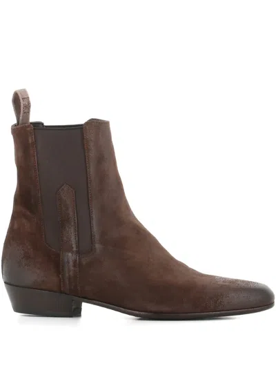 PANTANETTI 30MM SUEDE CHELSEA BOOTS