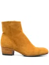 Pantanetti 40mm Suede Boots In Orange