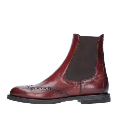 Pantanetti Boots In Bordeaux Marroni