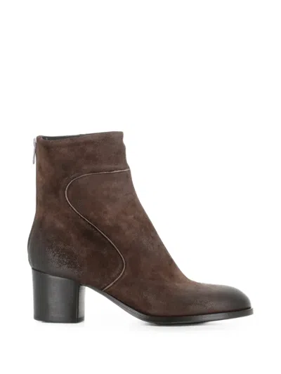 Pantanetti Distressed-effect Ankle Boots In Multi