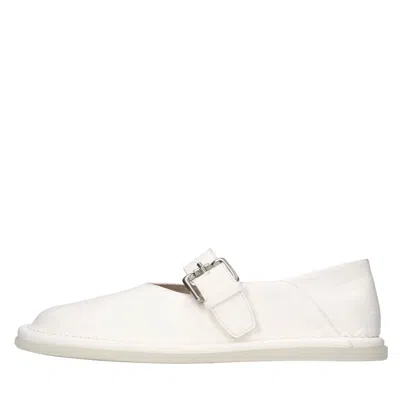 Pantanetti Flat Shoes In Bianco Neutri