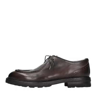 Pantanetti Flat Shoes Dark Brown In Marrone Marroni