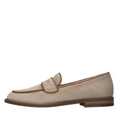Pantanetti Flat Shoes In Gray