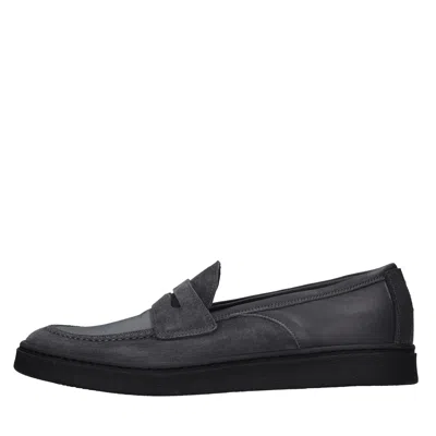 Pantanetti Flat Shoes In Grigio Metallici E Grigi