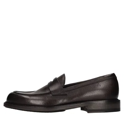 Pantanetti Flat Shoes In Marrone Marroni