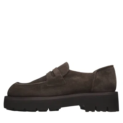 Pantanetti Flat Shoes In Marrone Marroni